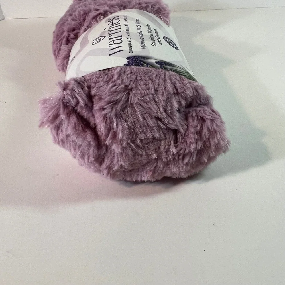 Warmies Purple Hippo Microwavable Neck‎ Wrap Lavendar OS NIP